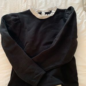 Zara puff sleeve sweatshirt